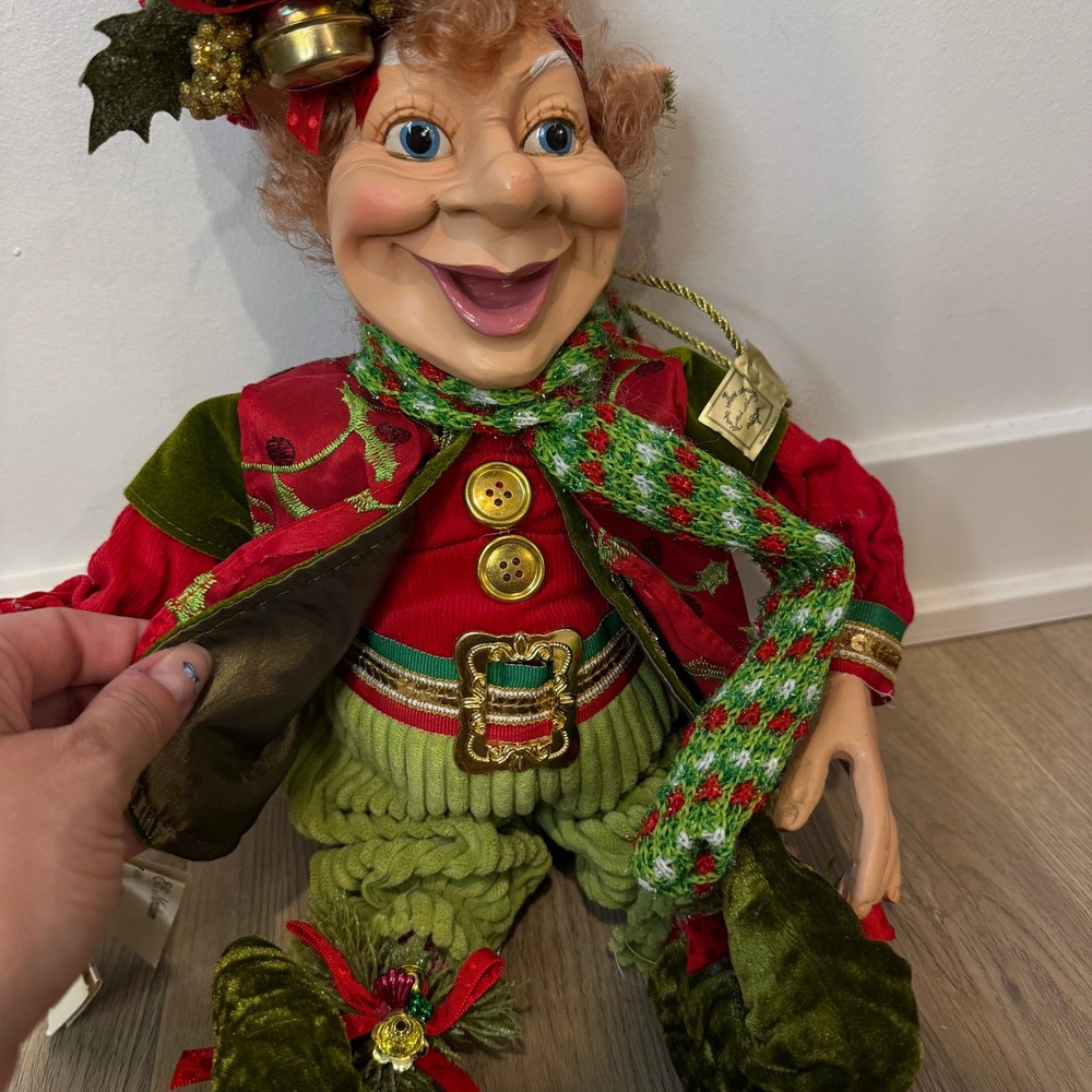 Mark Roberts Holly Jingles Elf Medium 23" Limited Edition 161/500 Christmas EUC - Picture 2 of 10